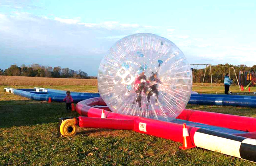 Giant Inflatable Hamster Ball Fun